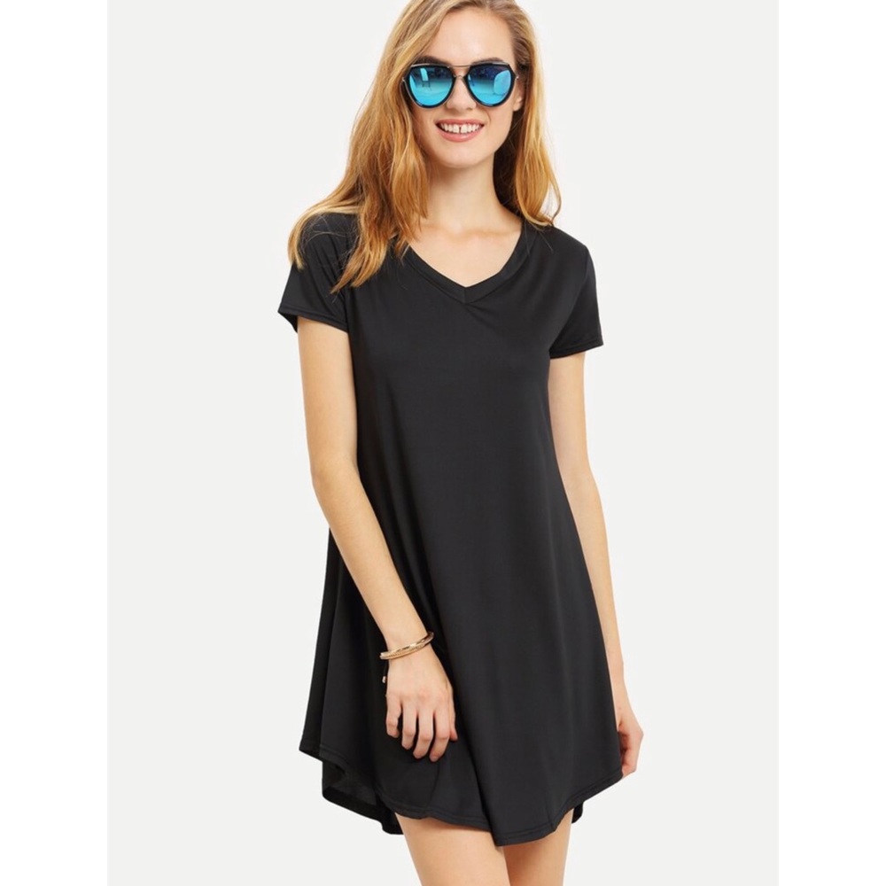 NWOT SHEIN V-NECK SWING DRESS